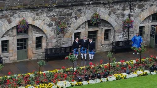 The Queen Anne Garden van Stirling Castle met Jaap de Reus, Arjan de Groot en Max de Ruiter (5)
